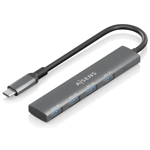 AISENS A109-0943 base para portátil y replicador de puertos Alámbrico USB 3.2 Gen 1 (3.1 Gen 1) Type-C