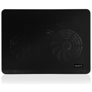 Ewent EW1256 almohadilla fría 43,2 cm (17") 1000 RPM Negro