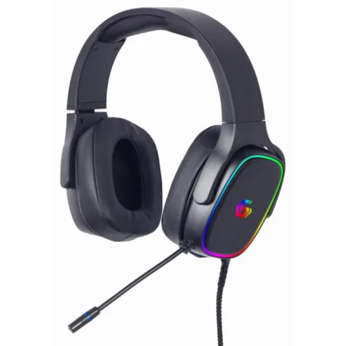 Gembird GHS-SANPO-S300 auricular y casco Auriculares Alámbrico Diadema Juego USB tipo A Negro