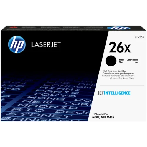 HP Cartucho de tóner original LaserJet 26X de alta capacidad negro