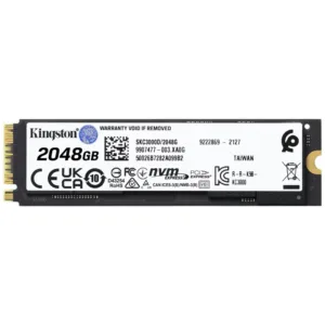 Kingston Technology 2048G KC3000 M.2 2280 NVMe SSD