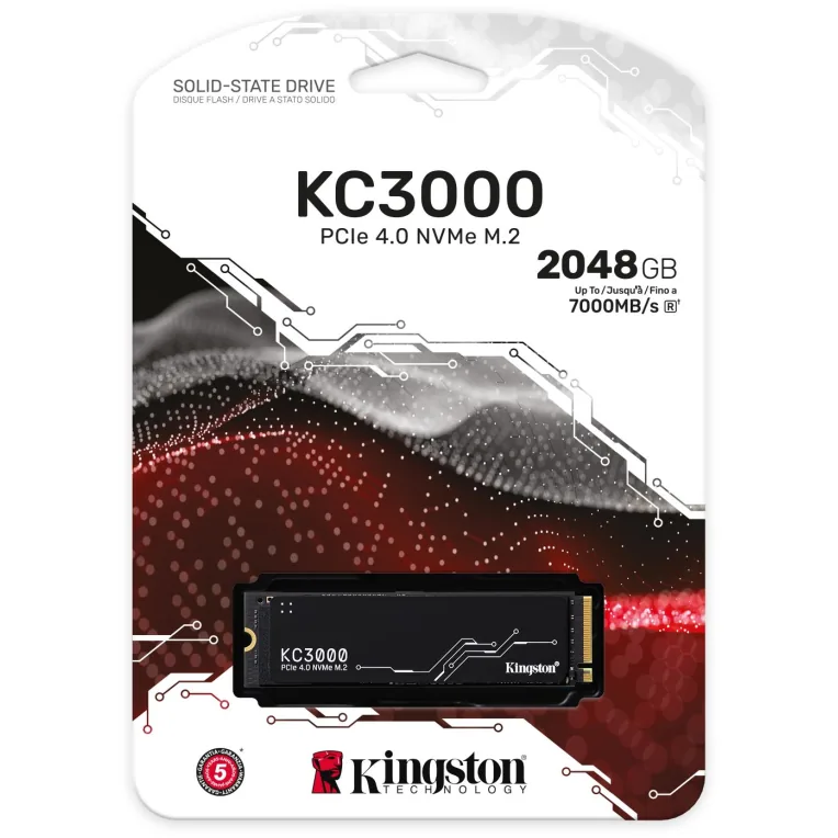 Kingston Technology 2048G KC3000 M.2 2280 NVMe SSD
