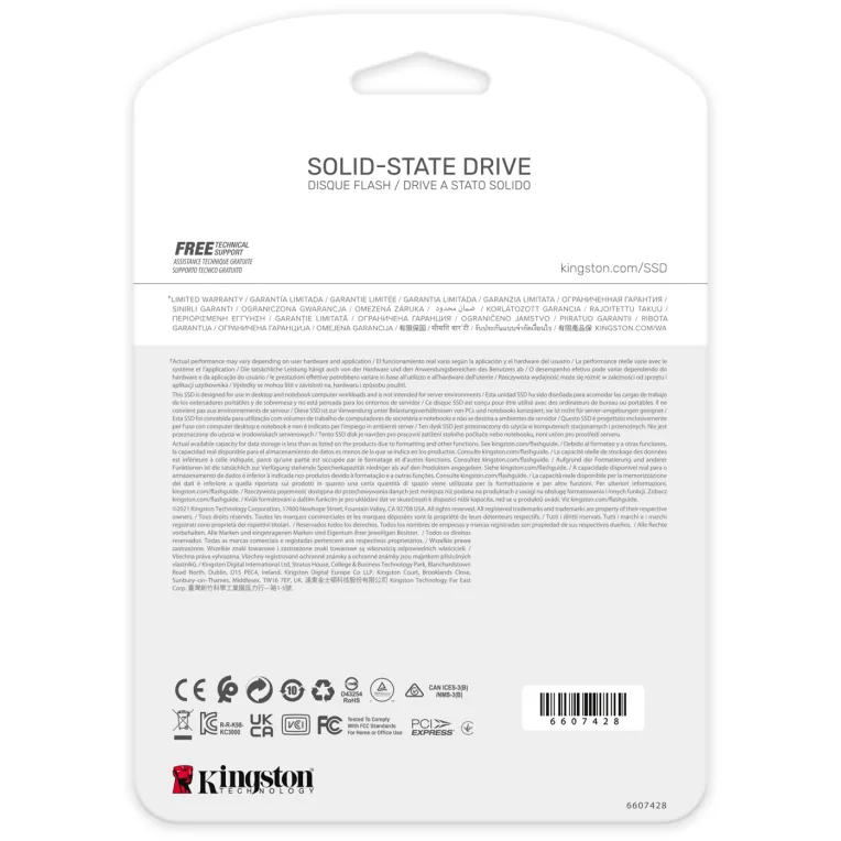 Kingston Technology 2048G KC3000 M.2 2280 NVMe SSD