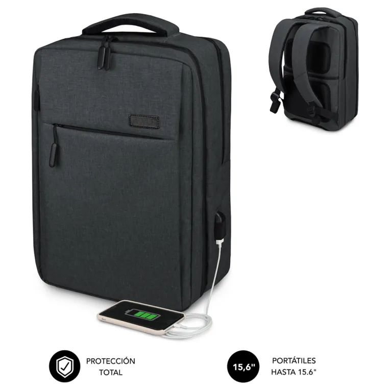 SUBBLIM MOCHILA TRAVELLER AIR PADDING 15.6'' GREY