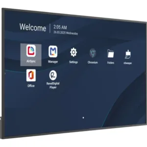 Viewsonic CDE7514-2C pantalla de señalización Pantalla plana para señalización digital 190,5 cm (75") LCD Wifi 500 cd / m² 4K Ultra HD Negro Procesador incorporado Android 14 24/7